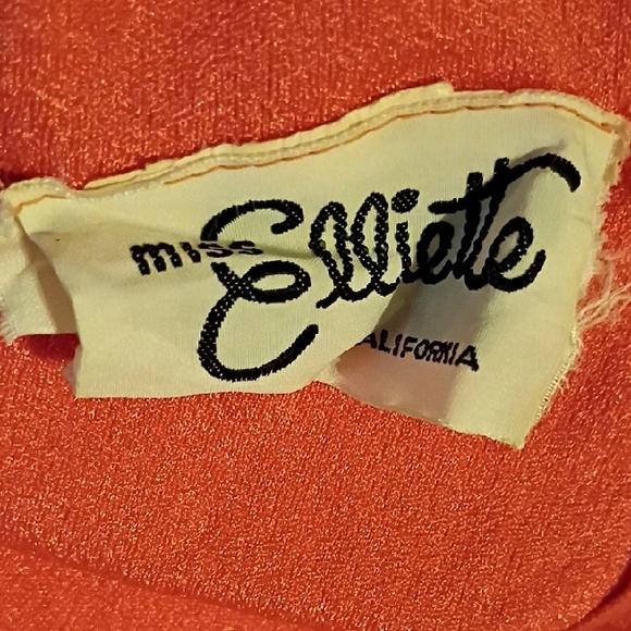 Miss Elliette Vibrant Coral Flowy Maxi Dress with Bow. See Measurements. - Picture 12 of 16